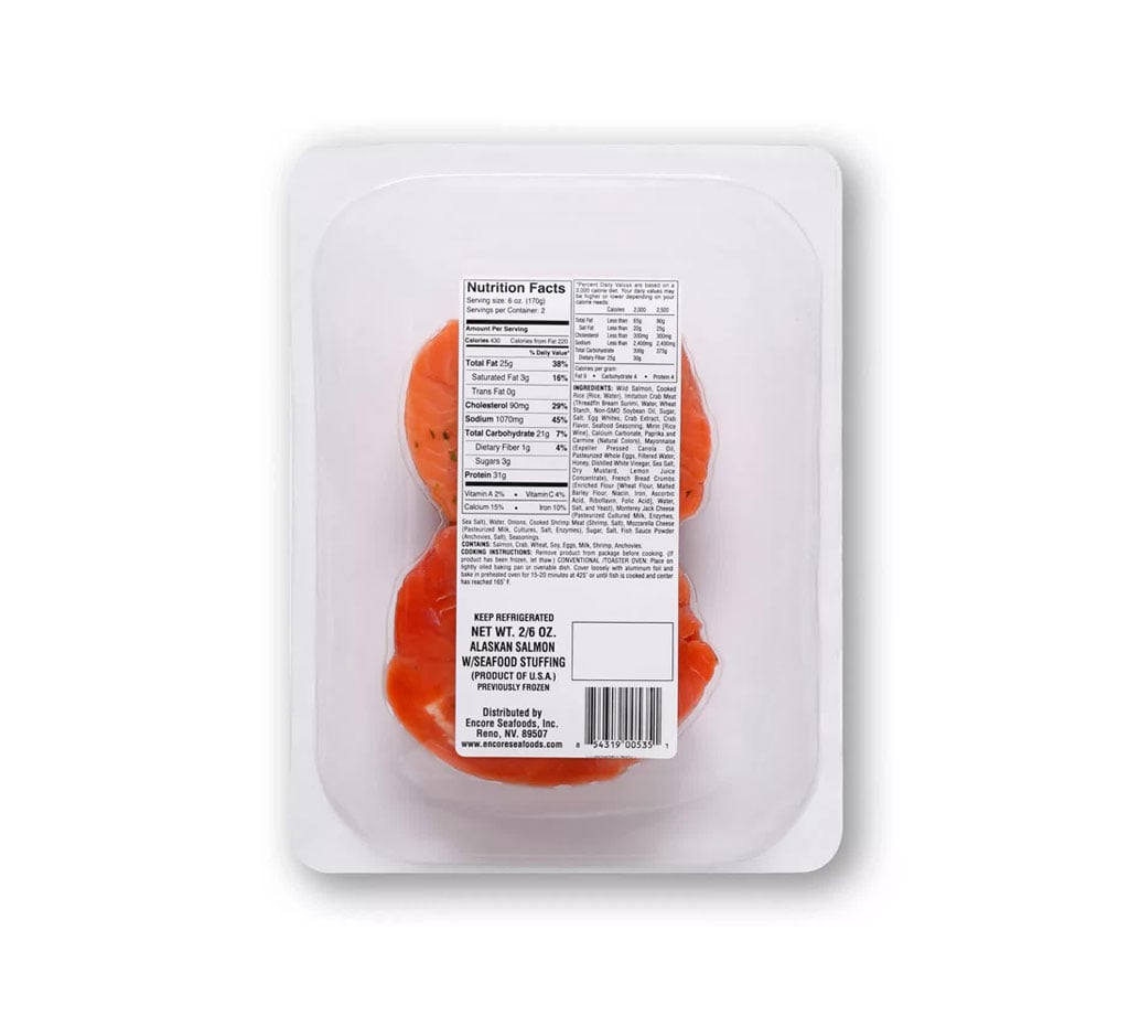 Encore Seafoods Stuffed Alaskan Salmon - 图片 2