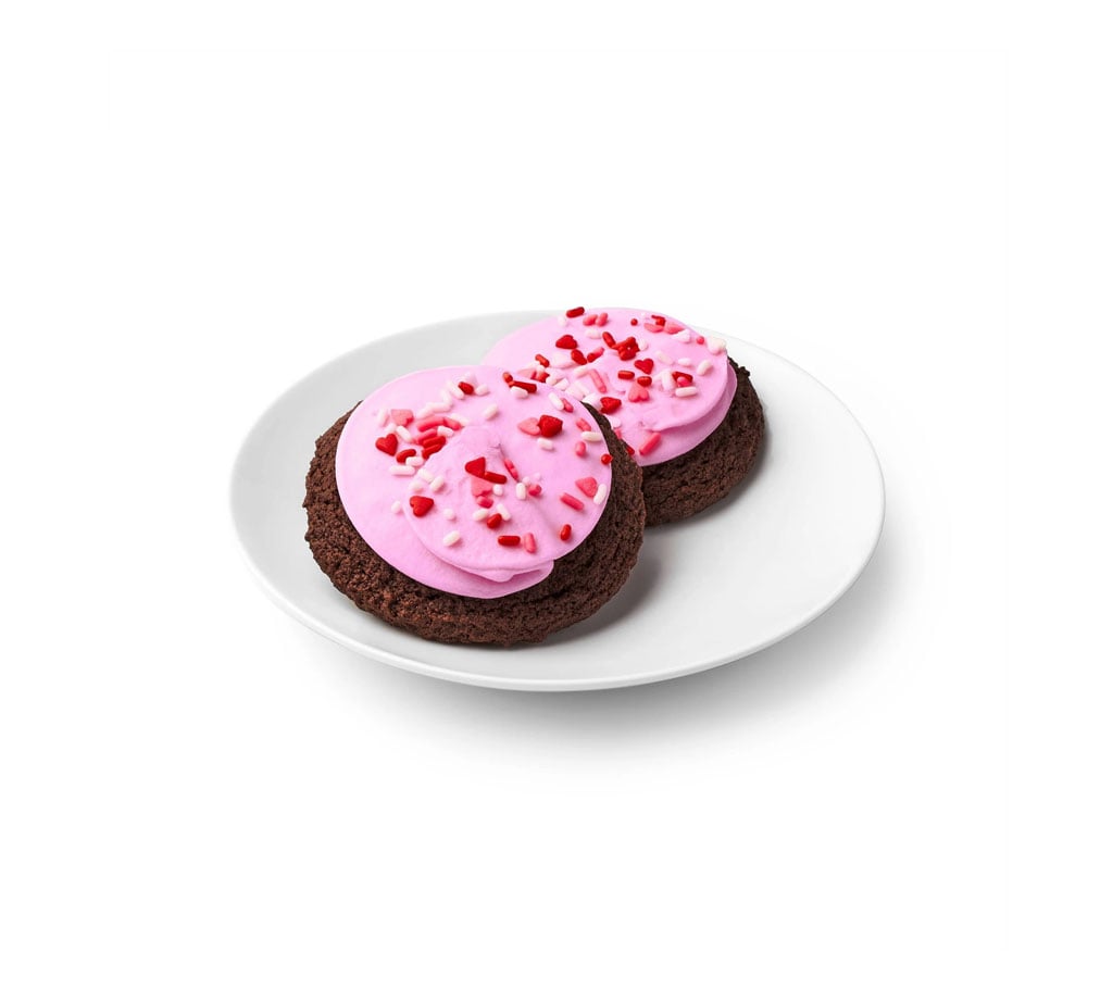 Valentine's Day Pink Frosted Chocolate Cookies - 图片 2