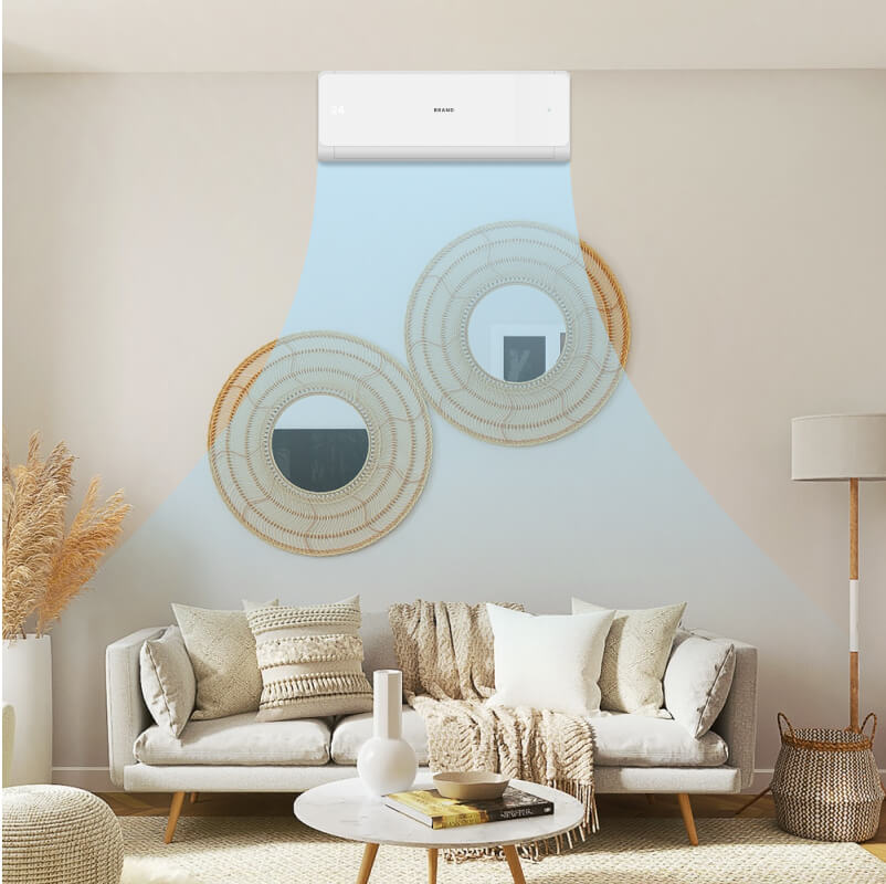 BTU 115V Window-Mounted Air Conditioner with Remote Control White - 图片 2